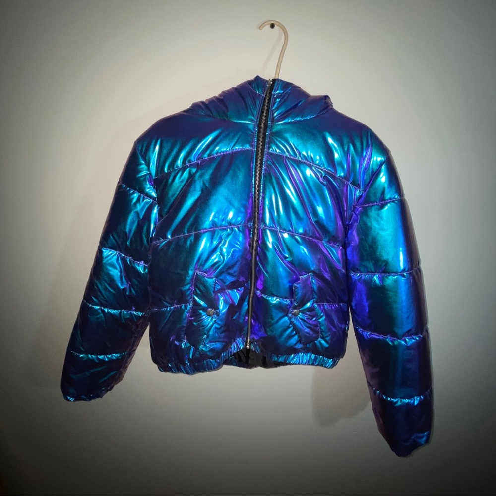 👽 Duo Chrome Puffer Jacket 👽